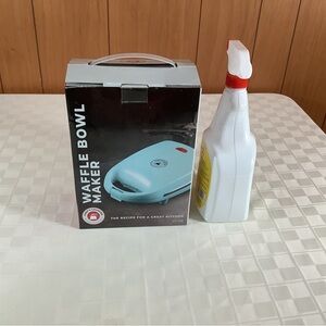 New waffle bowl maker by chef’s counter